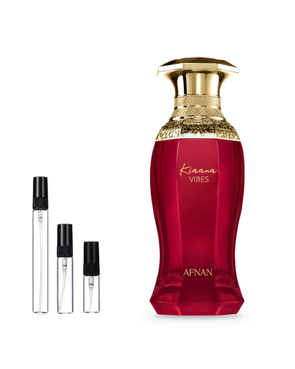 Afnan Kiaana Vibes sample – decant in a glass spray vial (2, 5 or 10 ml)