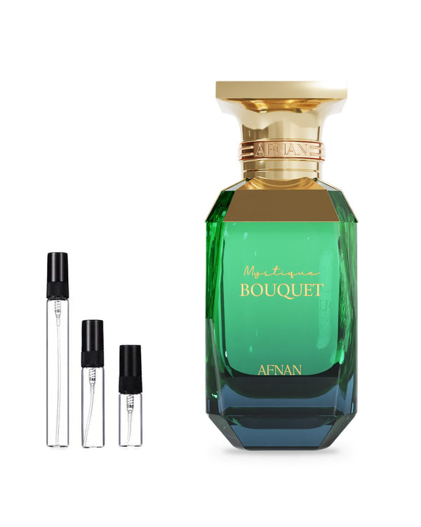 Afnan Mystique Bouquet sample – decant in a glass spray vial (2, 5 or 10 ml)