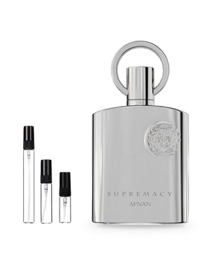 Afnan Supremacy Silver sample – decant in a glass spray vial (2, 5 or 10 ml)