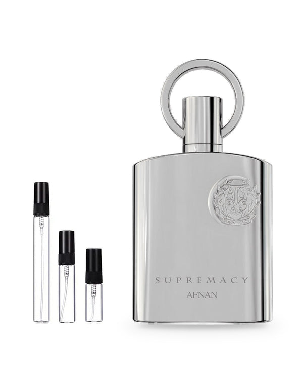 Afnan Supremacy Silver sample – decant in a glass spray vial (2, 5 or 10 ml)