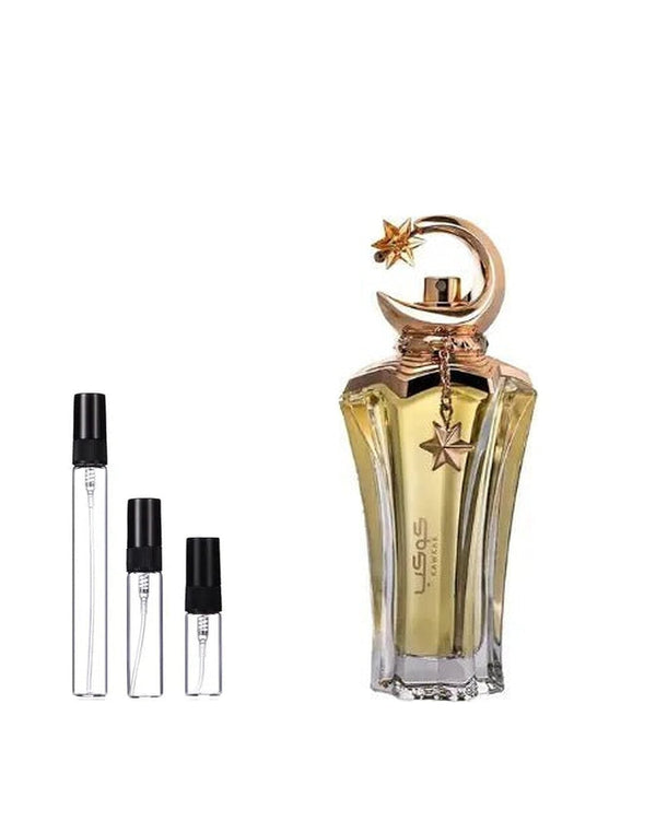 Ahmed Al Maghribi Kawkab sample – decant in a glass spray vial (2, 5 or 10 ml)