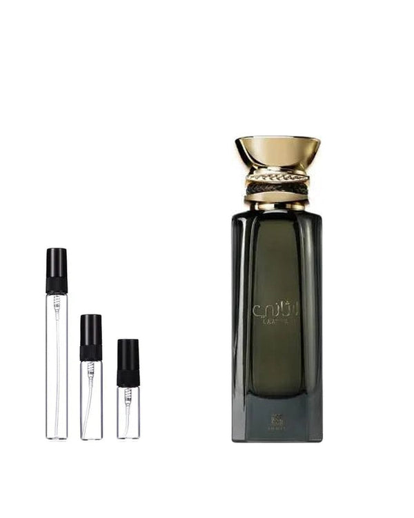 Ahmed Al Maghribi Laathani sample – decant in a glass spray vial (2, 5 or 10 ml)