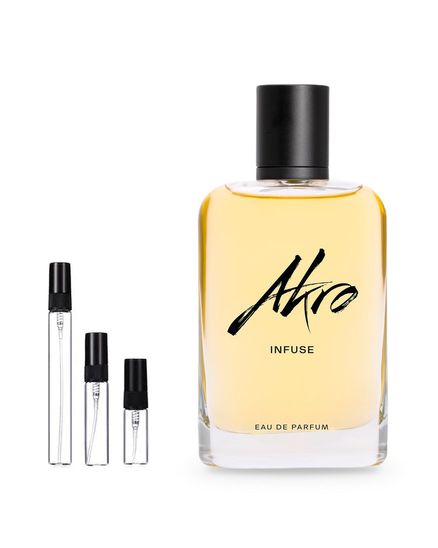 Akro Infuse sample – decant in a glass spray vial (2, 5 or 10 ml)