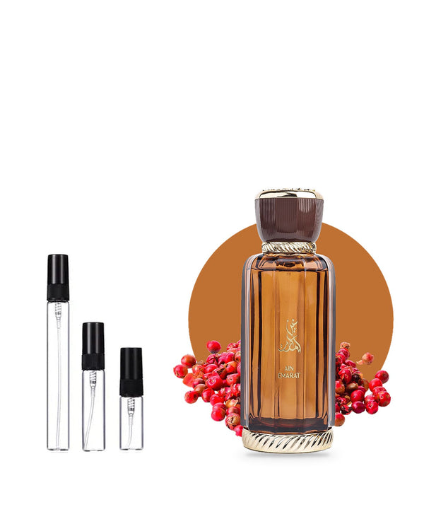 Al Wataniah Ain Emarat sample – decant in a glass spray vial (2, 5 or 10 ml)