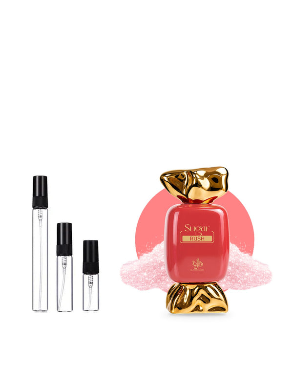 Al Wataniah Sugar Rush sample – decant in a glass spray vial (2, 5 or 10 ml)