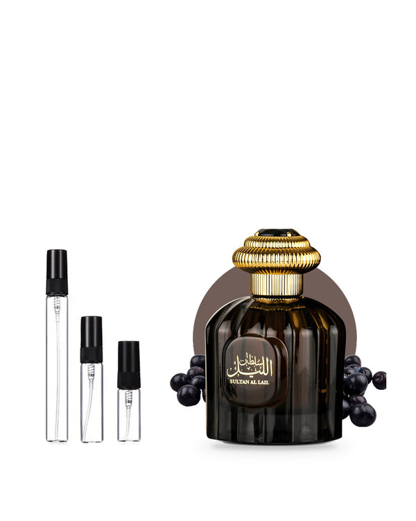 Al Wataniah Sultan Al Lail sample – decant in a glass spray vial (2, 5 or 10 ml)