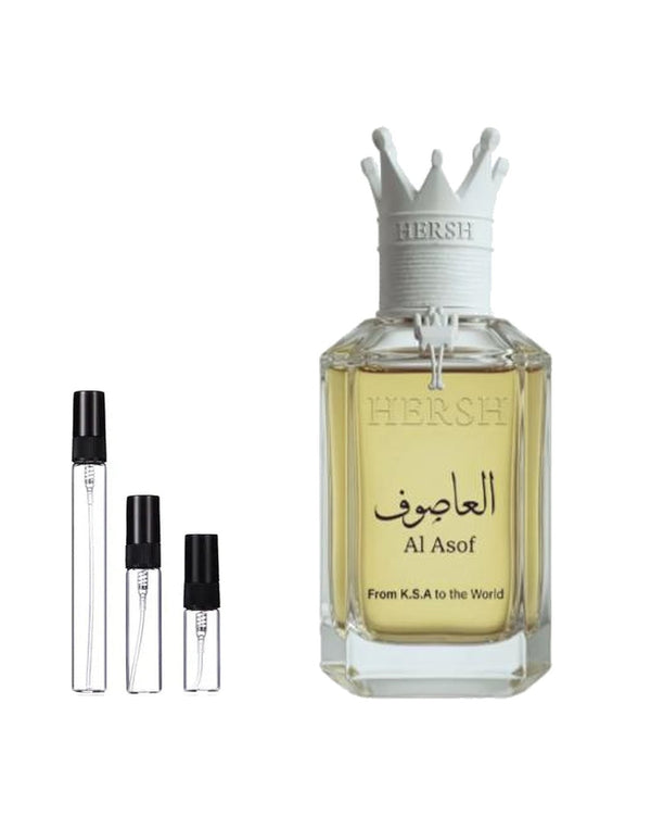 AlEzz Hersh Al Asof sample – decant in a glass spray vial (2, 5 or 10 ml)