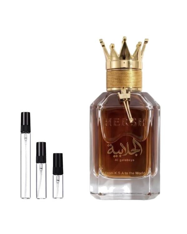 AlEzz Hersh Al Galabeya sample – decant in a glass spray vial (2, 5 or 10 ml)