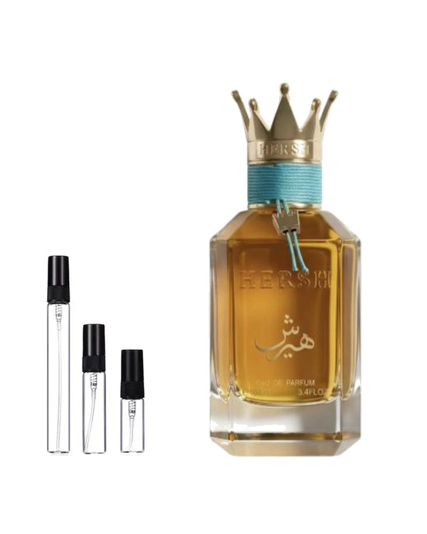 AlEzz Hersh Bukhori sample – decant in a glass spray vial (2, 5 or 10 ml)