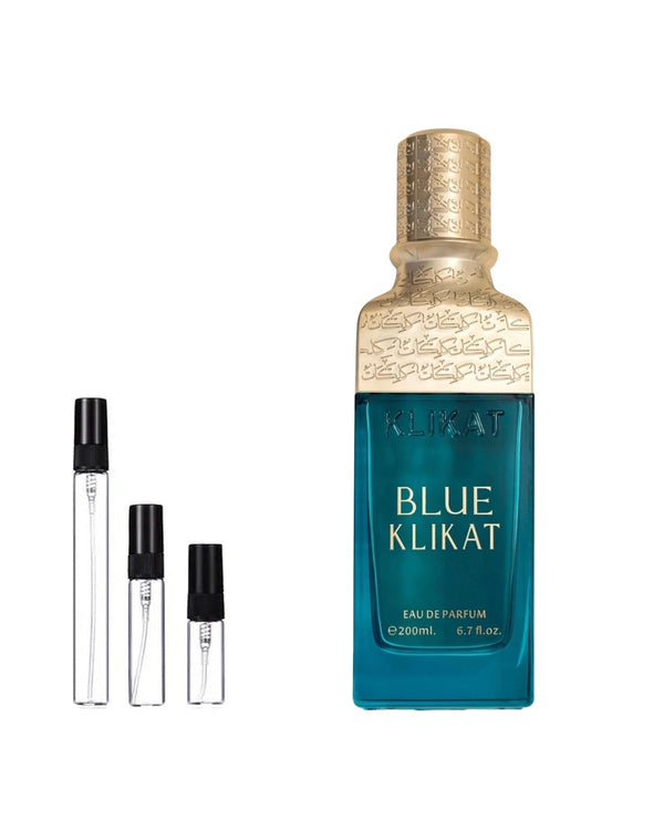 AlEzz Klikat Blue sample – decant in a glass spray vial (2, 5 or 10 ml)