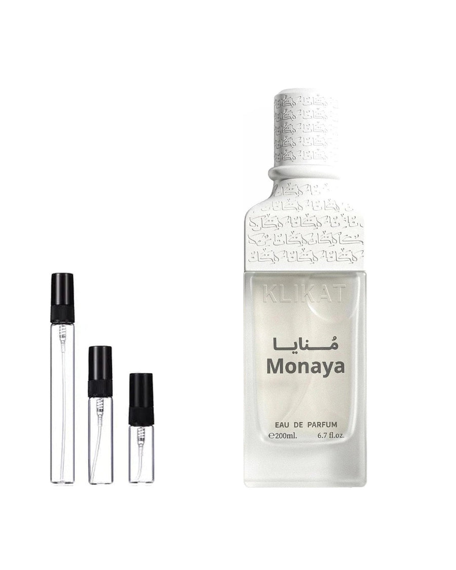 AlEzz Klikat Monaya sample – decant in a glass spray vial (2, 5 or 10 ml)
