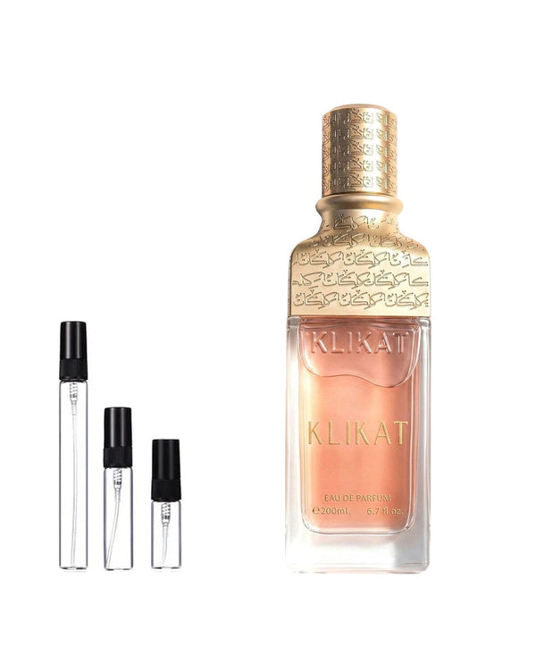 AlEzz Klikat Times sample – decant in a glass spray vial (2, 5 or 10 ml)