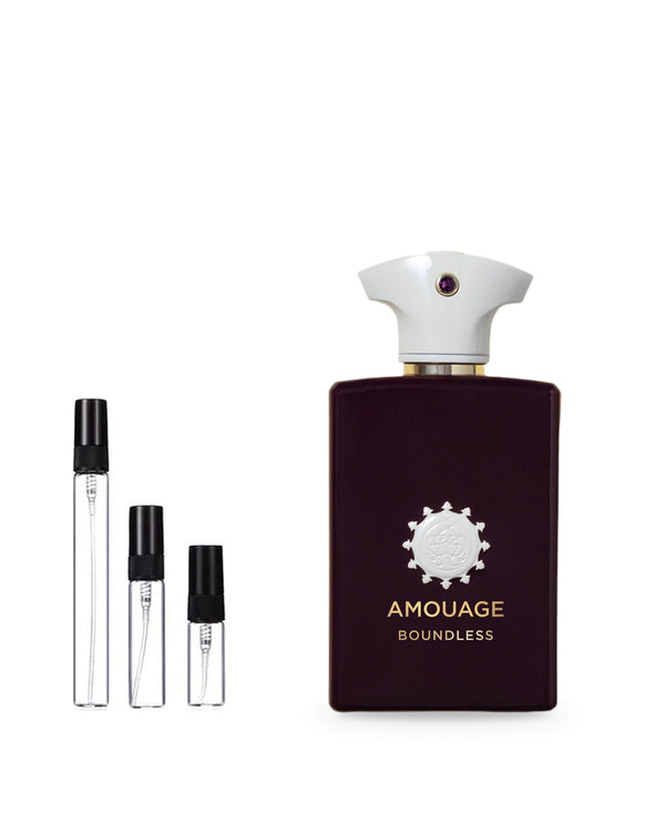 Amouage Boundless sample – decant in a glass spray vial (2, 5 or 10 ml)