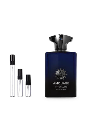 Amouage Interlude Black Iris Man sample – decant in a glass spray vial (2, 5 or 10 ml)