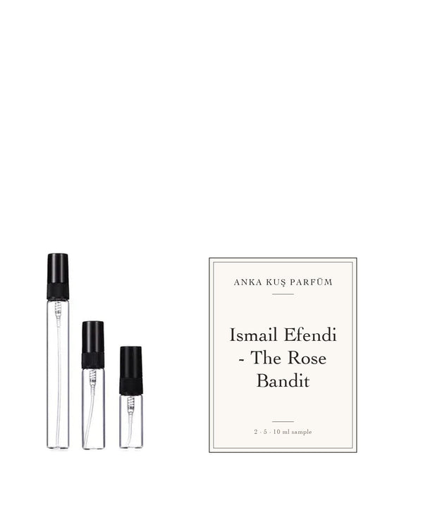 Anka Kuş Parfüm Ismail Efendi - The Rose Bandit sample – decant in a glass spray vial (2, 5 or 10 ml)