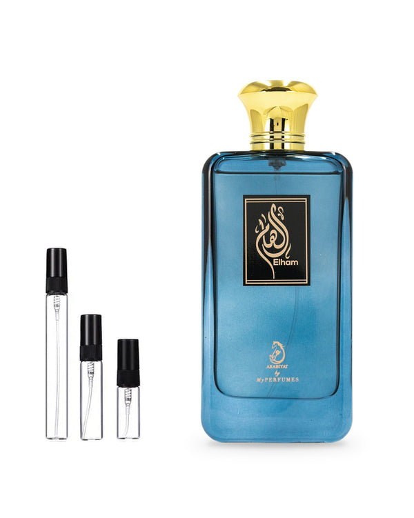 Arabiyat Elham sample – decant in a glass spray vial (2, 5 or 10 ml)