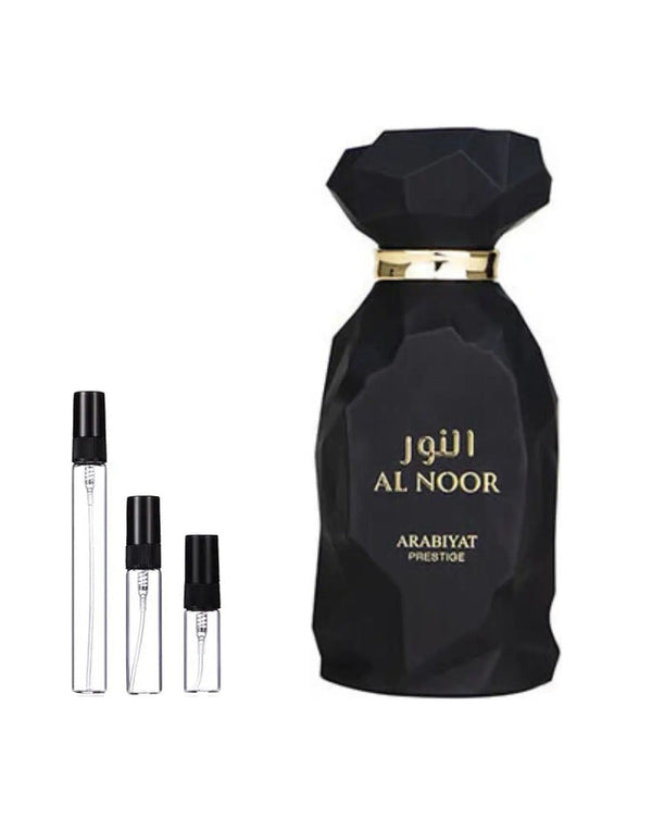 Arabiyat Prestige Al Noor sample – decant in a glass spray vial (2, 5 or 10 ml)