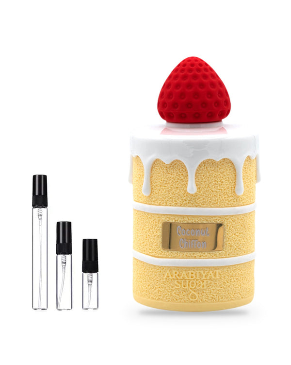 Arabiyat Prestige Arabiyat Sugar - Coconut Chiffon sample – decant in a glass spray vial (2, 5 or 10 ml)