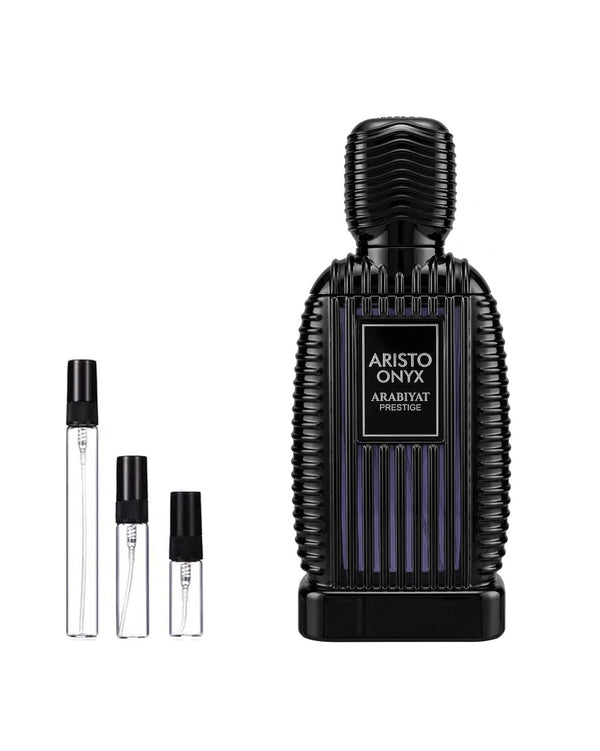 Arabiyat Prestige Aristo Onyx sample – decant in a glass spray vial (2, 5 or 10 ml)