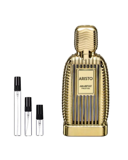 Arabiyat Prestige Aristo sample – decant in a glass spray vial (2, 5 or 10 ml)