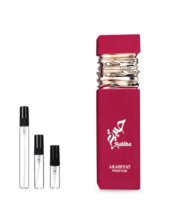 Arabiyat Prestige Habiba sample – decant in a glass spray vial (2, 5 or 10 ml)