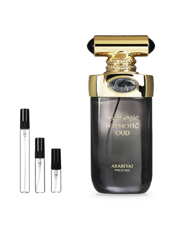 Arabiyat Prestige Hypnotic Oud sample – decant in a glass spray vial (2, 5 or 10 ml)