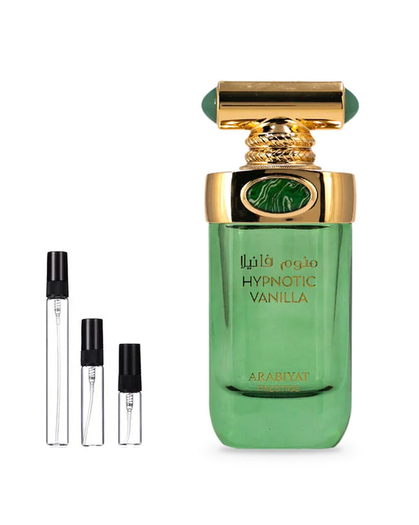 Arabiyat Prestige Hypnotic Vanilla sample – decant in a glass spray vial (2, 5 or 10 ml)