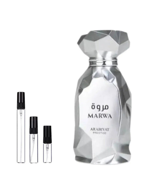 Arabiyat Prestige Marwa sample – decant in a glass spray vial (2, 5 or 10 ml)