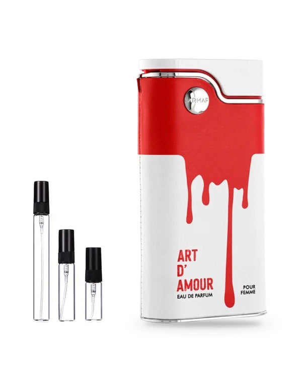Armaf Art D' Amour sample – decant in a glass spray vial (2, 5 or 10 ml)