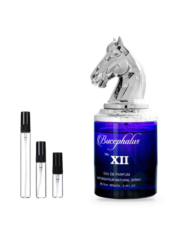 Armaf Bucephalus No. XII Man sample – decant in a glass spray vial (2, 5 or 10 ml)