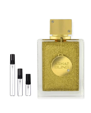 Armaf Club De Nuit Bling Gold sample – decant in a glass spray vial (2, 5 or 10 ml)