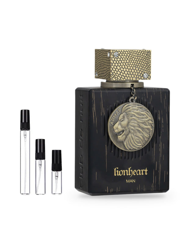 Armaf Club de Nuit Lion Heart Man sample – decant in a glass spray vial (2, 5 or 10 ml)