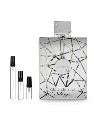 Armaf Club De Nuit Sillage sample – decant in a glass spray vial (2, 5 or 10 ml)