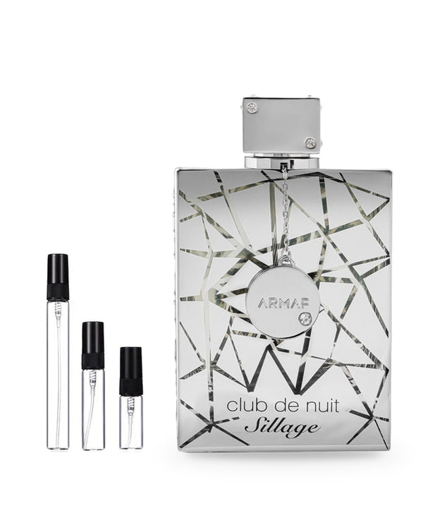Armaf Club De Nuit Sillage sample – decant in a glass spray vial (2, 5 or 10 ml)