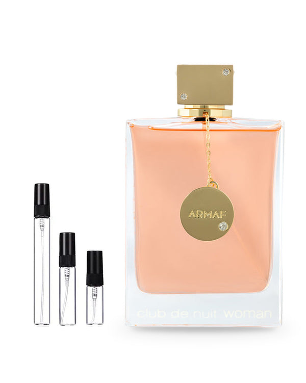 Armaf Club de nuit Woman sample – decant in a glass spray vial (2, 5 or 10 ml)