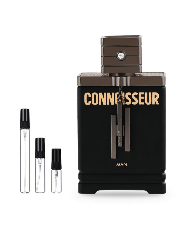 Armaf Connoisseur Man Black sample – decant in a glass spray vial (2, 5 or 10 ml)