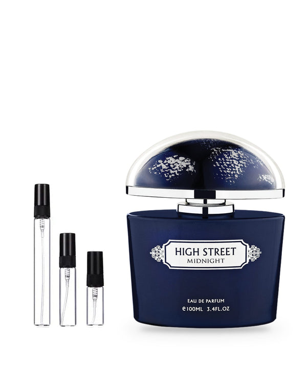 Armaf High Street Midnight sample – decant in a glass spray vial (2, 5 or 10 ml)