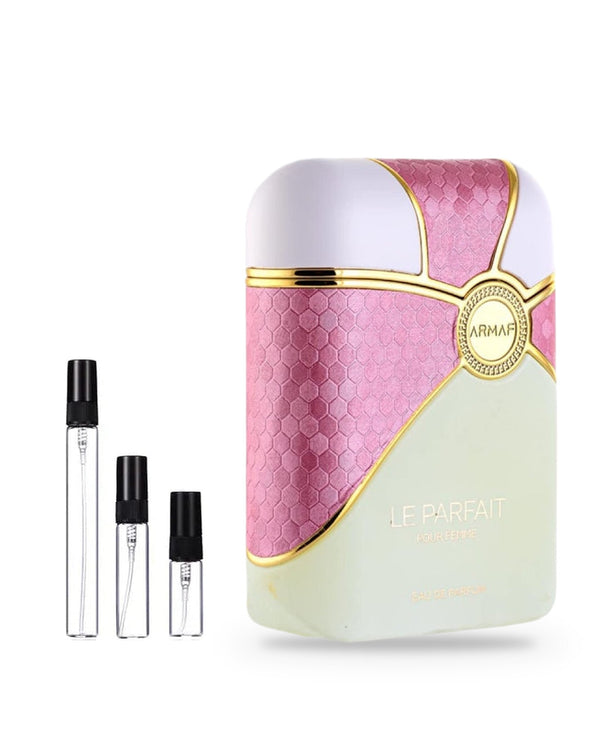 Armaf Le Parfait Panache sample – decant in a glass spray vial (2, 5 or 10 ml)