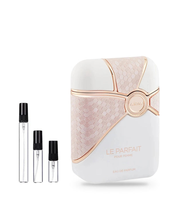 Armaf Le Parfait sample – decant in a glass spray vial (2, 5 or 10 ml)