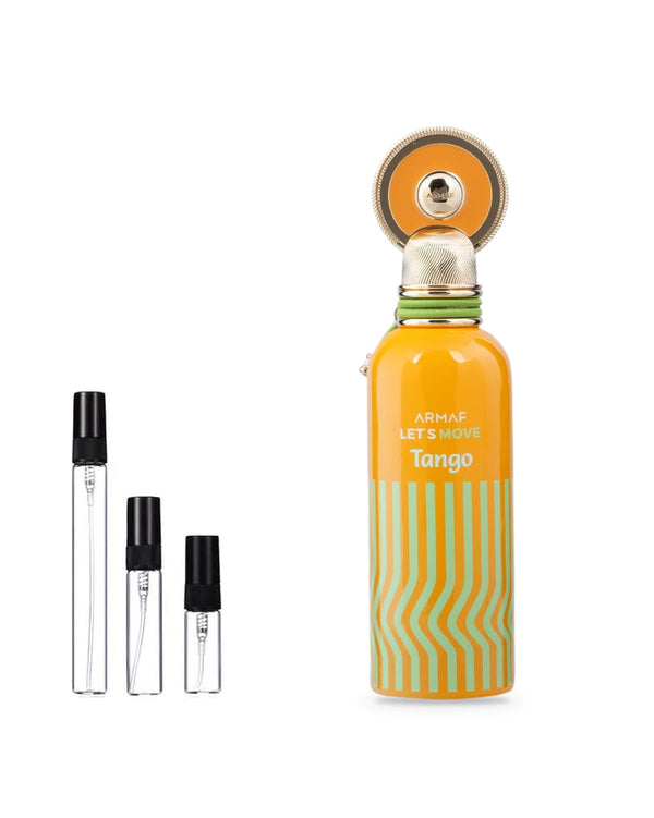 Armaf Let's Move Tango sample – decant in a glass spray vial (2, 5 or 10 ml)