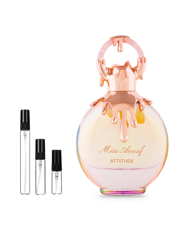 Armaf Miss Attitude sample – decant in a glass spray vial (2, 5 or 10 ml)