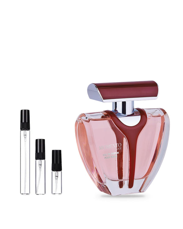 Armaf Momento Lace Woman sample – decant in a glass spray vial (2, 5 or 10 ml)