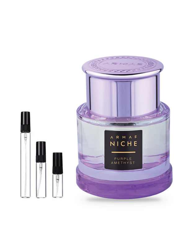 Armaf Niche Purple Amethyst sample – decant in a glass spray vial (2, 5 or 10 ml)