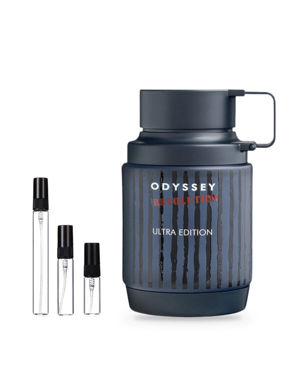 Armaf Odyssey Revolution Ultra Edition sample – decant in a glass spray vial (2, 5 or 10 ml)