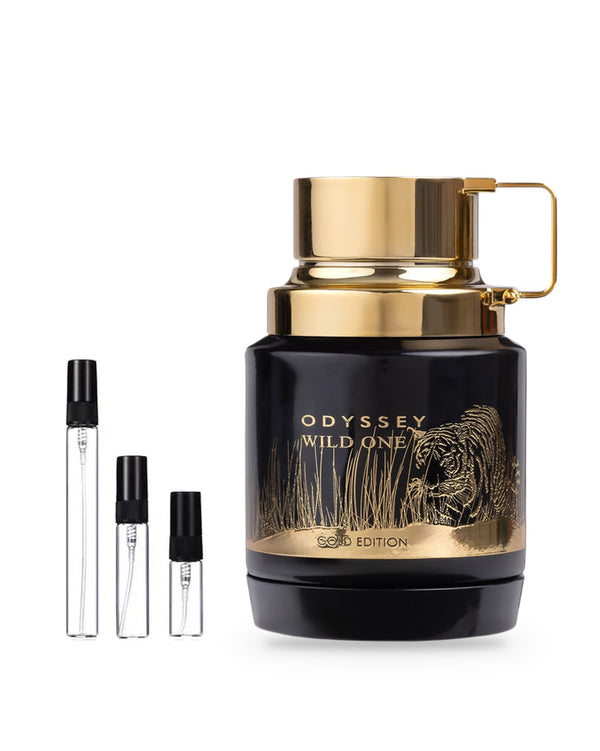 Armaf Odyssey Wild One Gold Edition sample – decant in a glass spray vial (2, 5 or 10 ml)