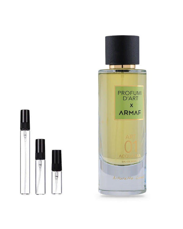 Armaf Profumi D'art 01 Acqua Mia sample – decant in a glass spray vial (2, 5 or 10 ml)