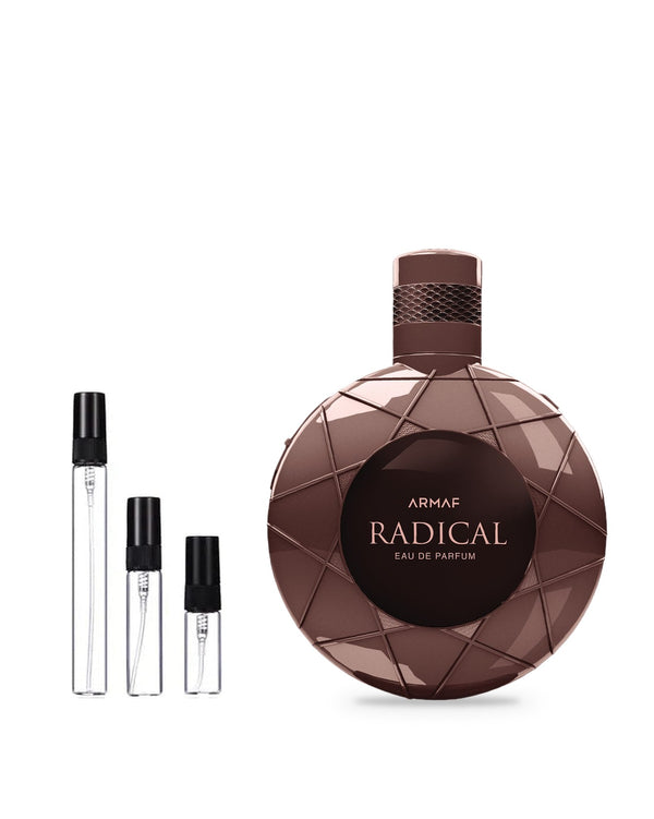 Armaf Radical Brown Man sample – decant in a glass spray vial (2, 5 or 10 ml)