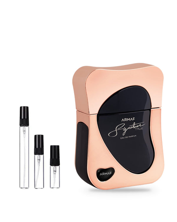 Armaf Signature True sample – decant in a glass spray vial (2, 5 or 10 ml)
