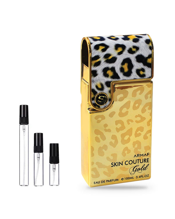 Armaf Skin Couture Gold Woman sample – decant in a glass spray vial (2, 5 or 10 ml)