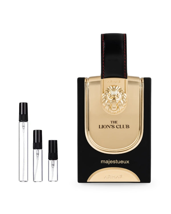 Armaf The Lion's Club - Majestueux sample – decant in a glass spray vial (2, 5 or 10 ml)